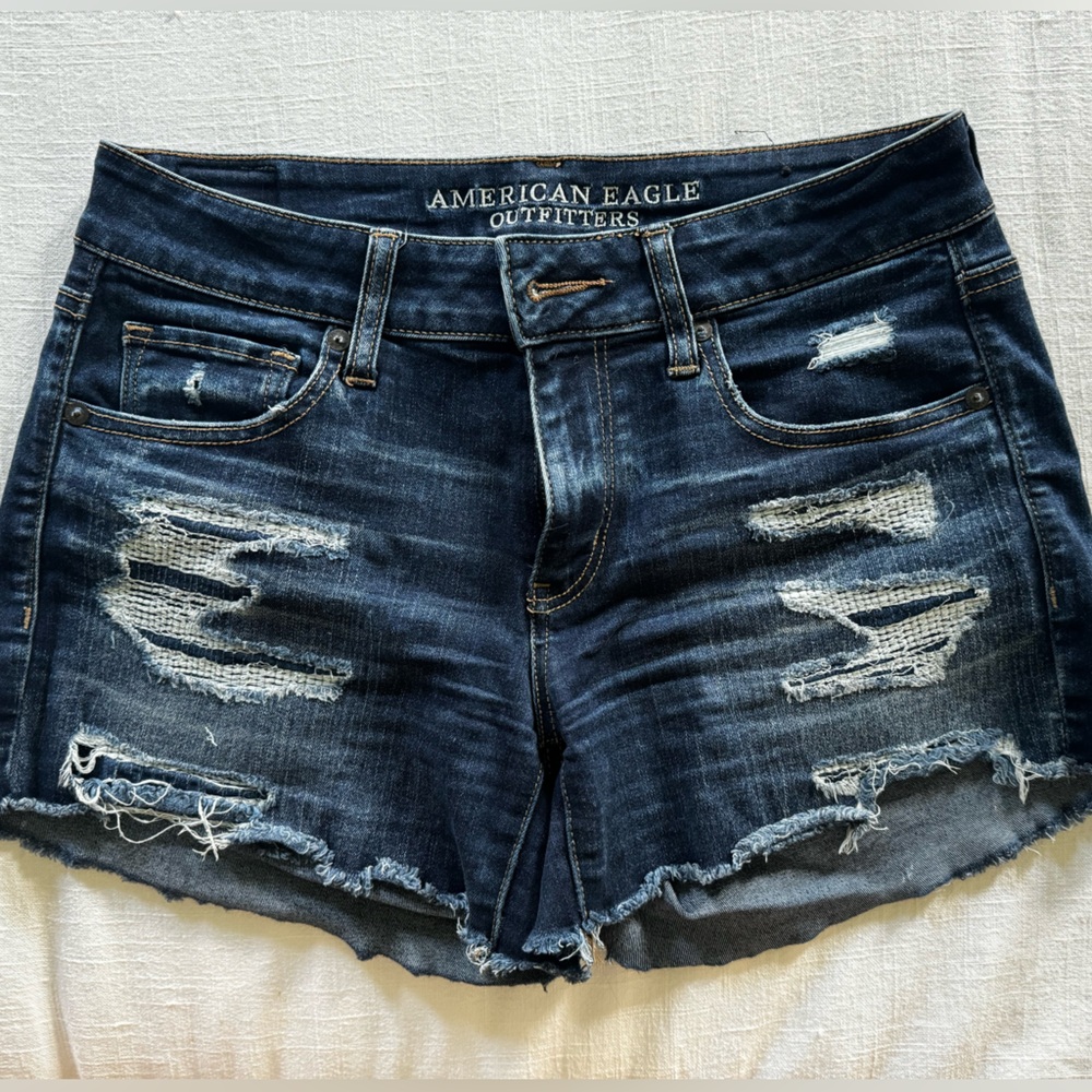 American Eagle Midi Jean Shorts